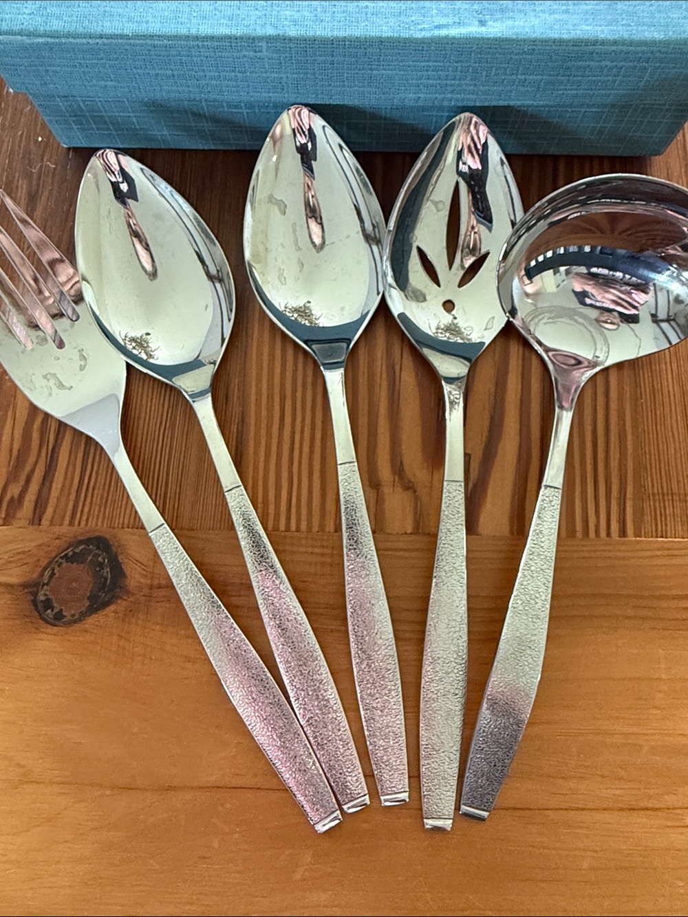 ONEIDA COMMUNITY SILVER SANDS Flatware, RARE SERVING PIECES,  MCM, discontinued